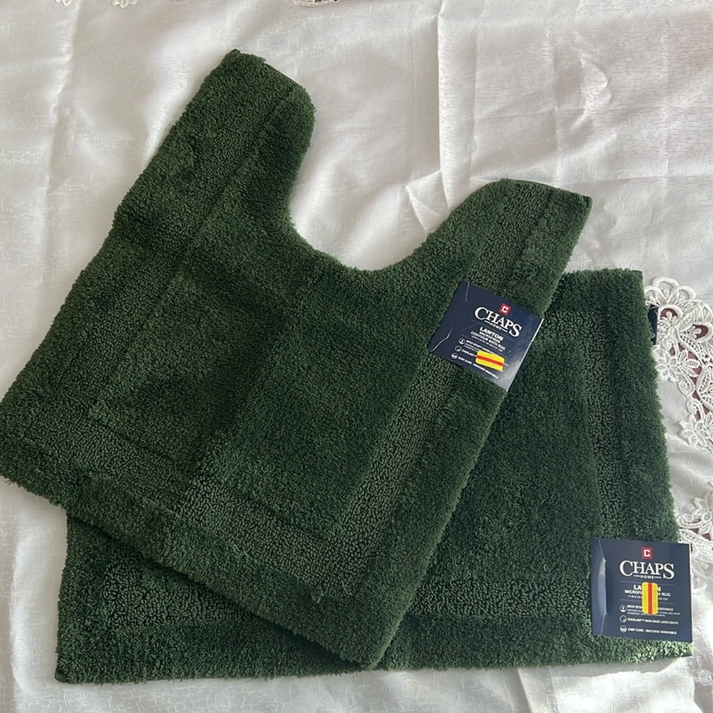 Chaps Home Bath Rug Set - Green